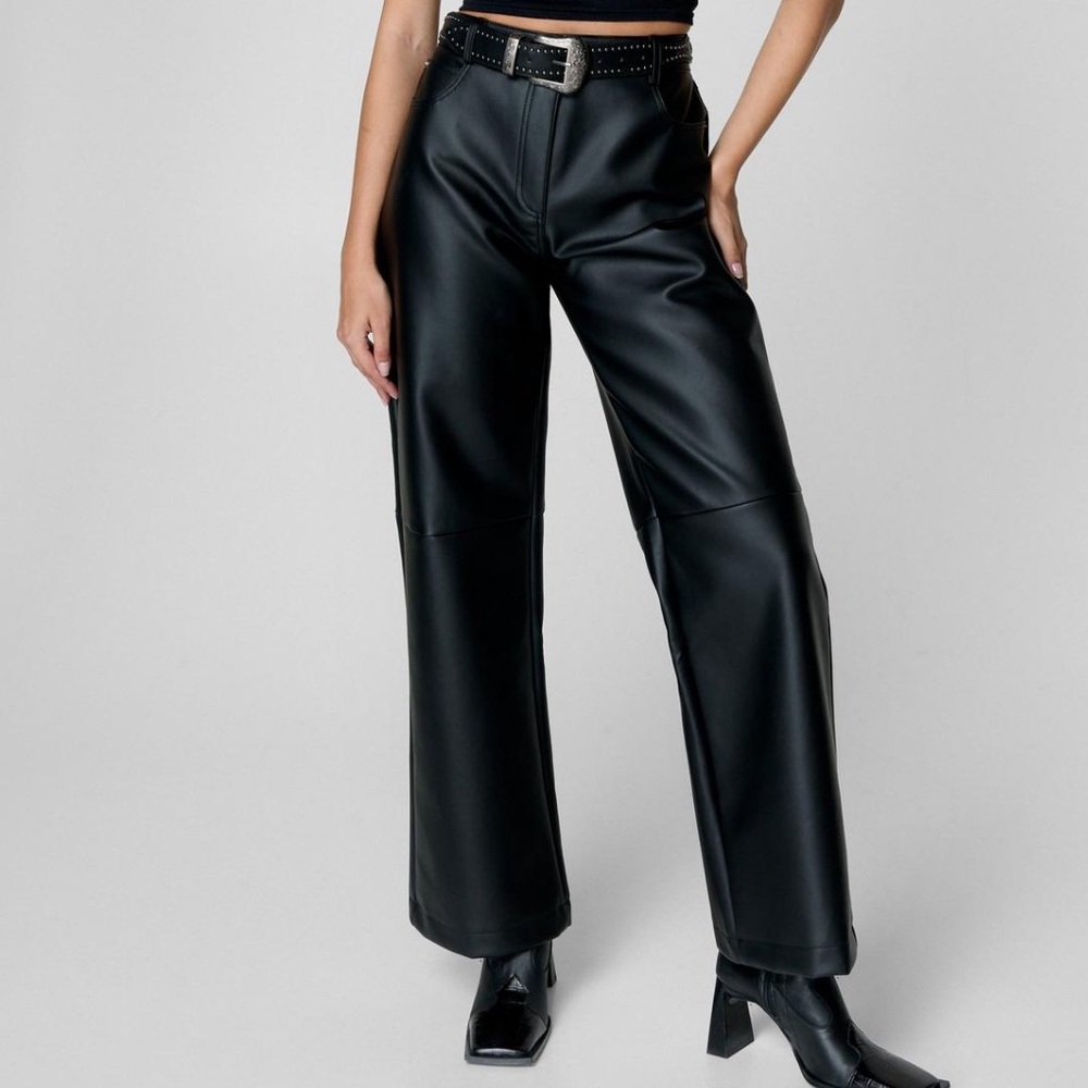 Nasty Gal essentials faux leather trouser